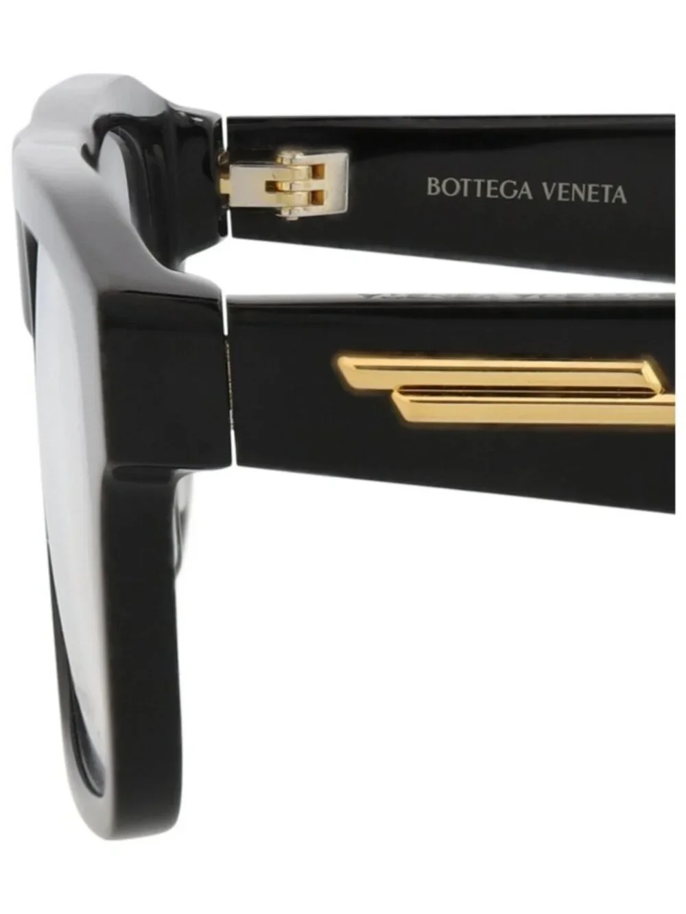 New Bottega Veneta Women's Eyeglasses Square Rectangle Acetate Frame Mens Black